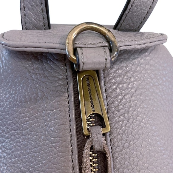 REBECCA MINKOFF mini Julian Pebbled leather Backpack - Picture 5 of 16